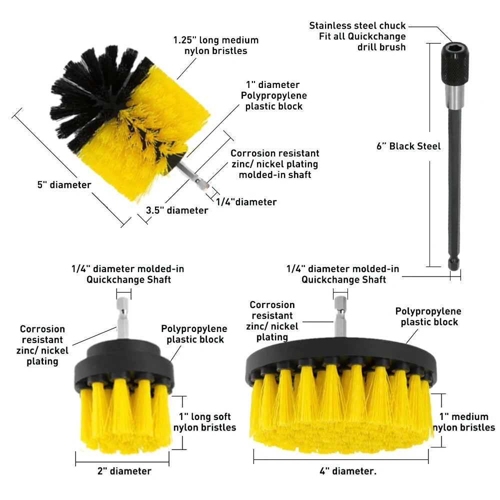 Drill Brush Attachment