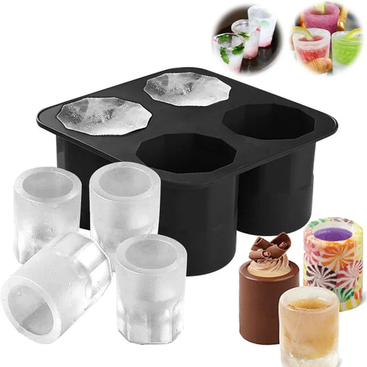 Ice Mold Shot Glasses