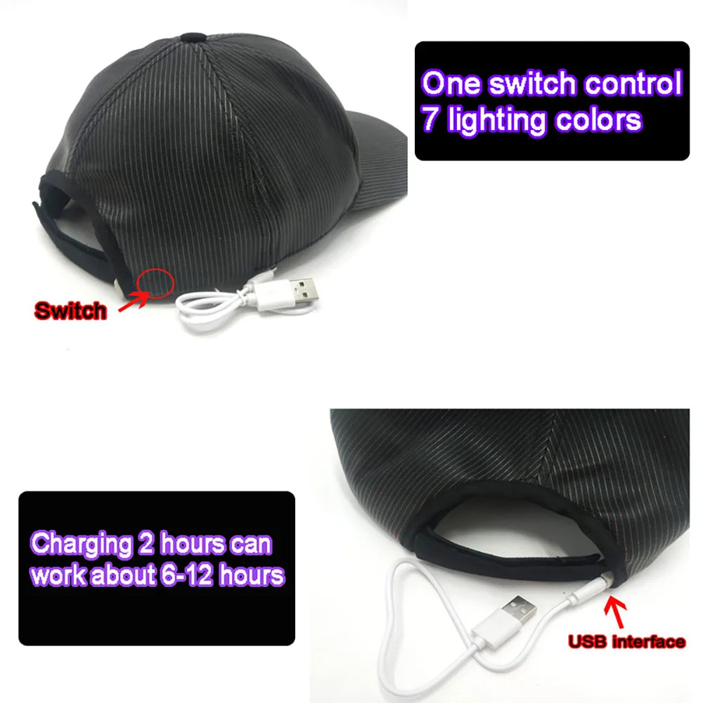 Light-Up Neon Cap