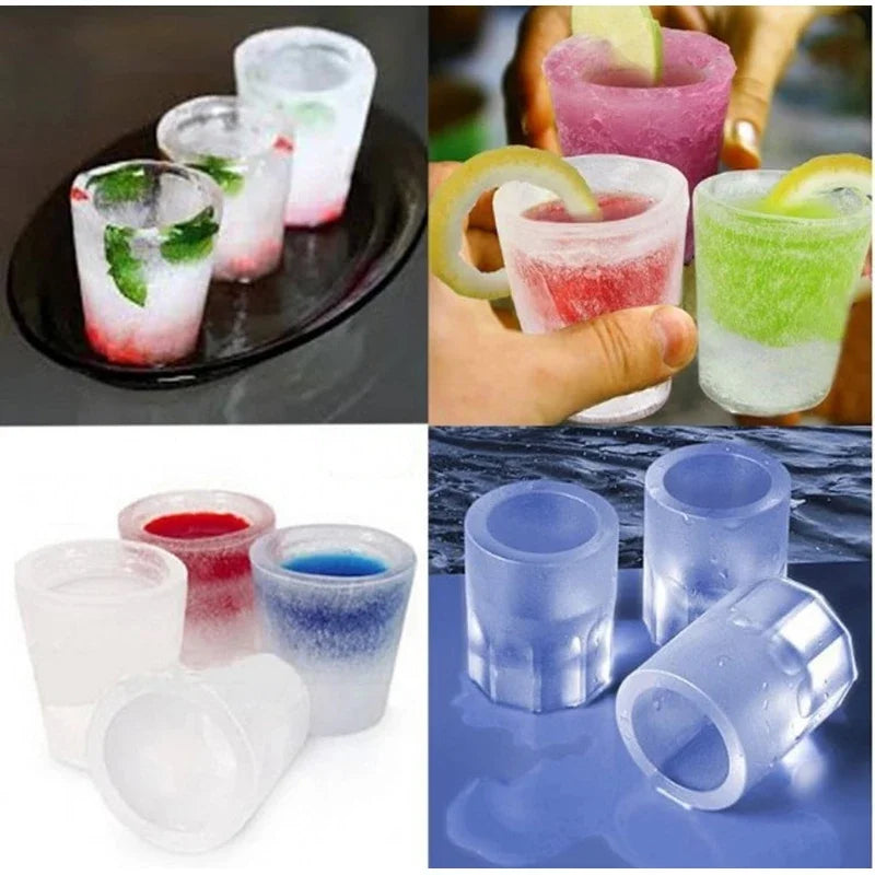 Ice Mold Shot Glasses