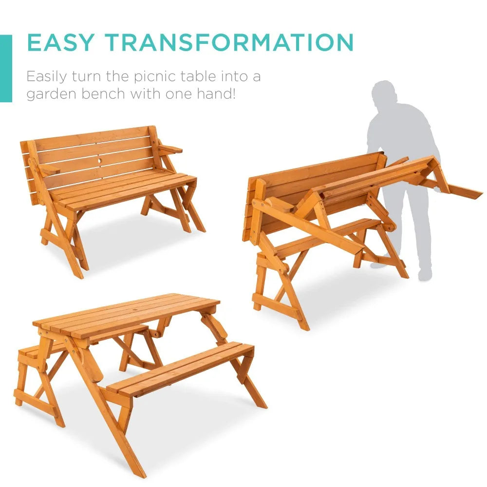 Transforming Picnic Table Bench