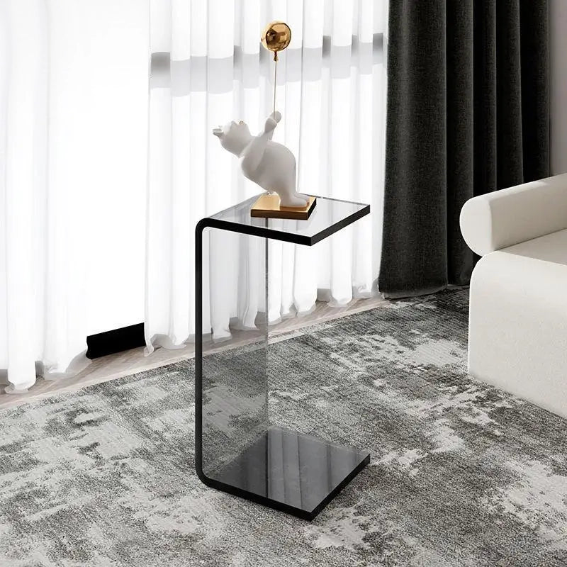 Acrylux 2-in-1 Coffee & Sofa Side Table Modern, Minimalist Clear - Buy Home Furniture Online at FYHO