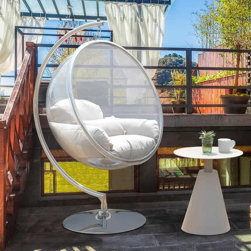 BubblePod Clear Acrylic Bubble Chair, Hanging Hammock Swing - Buy Home Furniture Online at FYHO