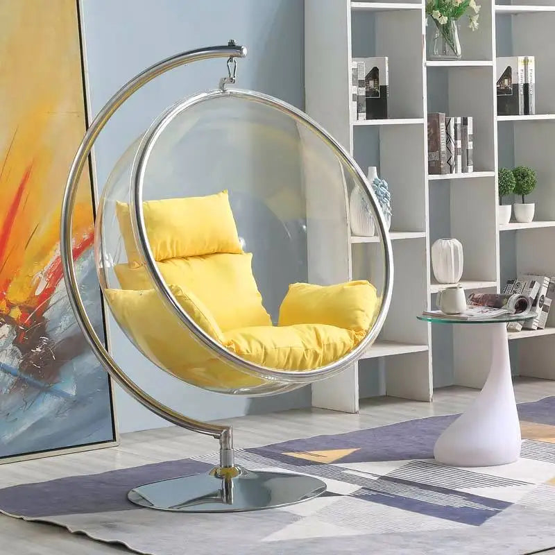 BubblePod Clear Acrylic Bubble Chair, Hanging Hammock Swing - Buy Home Furniture Online at FYHO