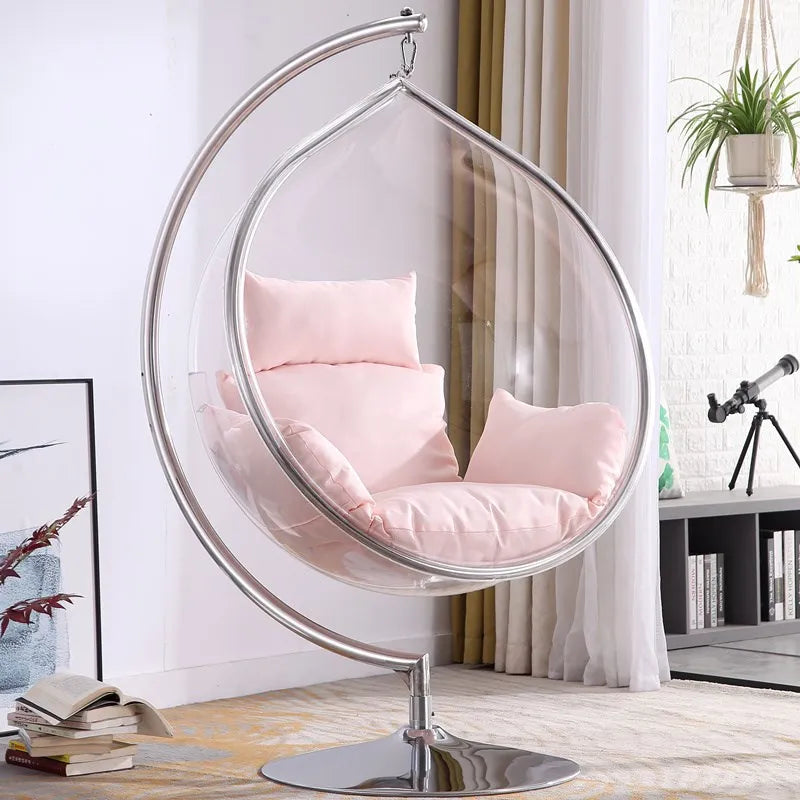 BubblePod Clear Acrylic Bubble Chair, Hanging Hammock Swing - Buy Home Furniture Online at FYHO