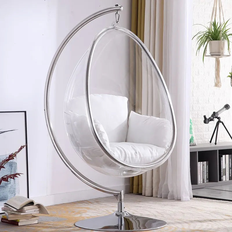 BubblePod Clear Acrylic Bubble Chair, Hanging Hammock Swing - Buy Home Furniture Online at FYHO