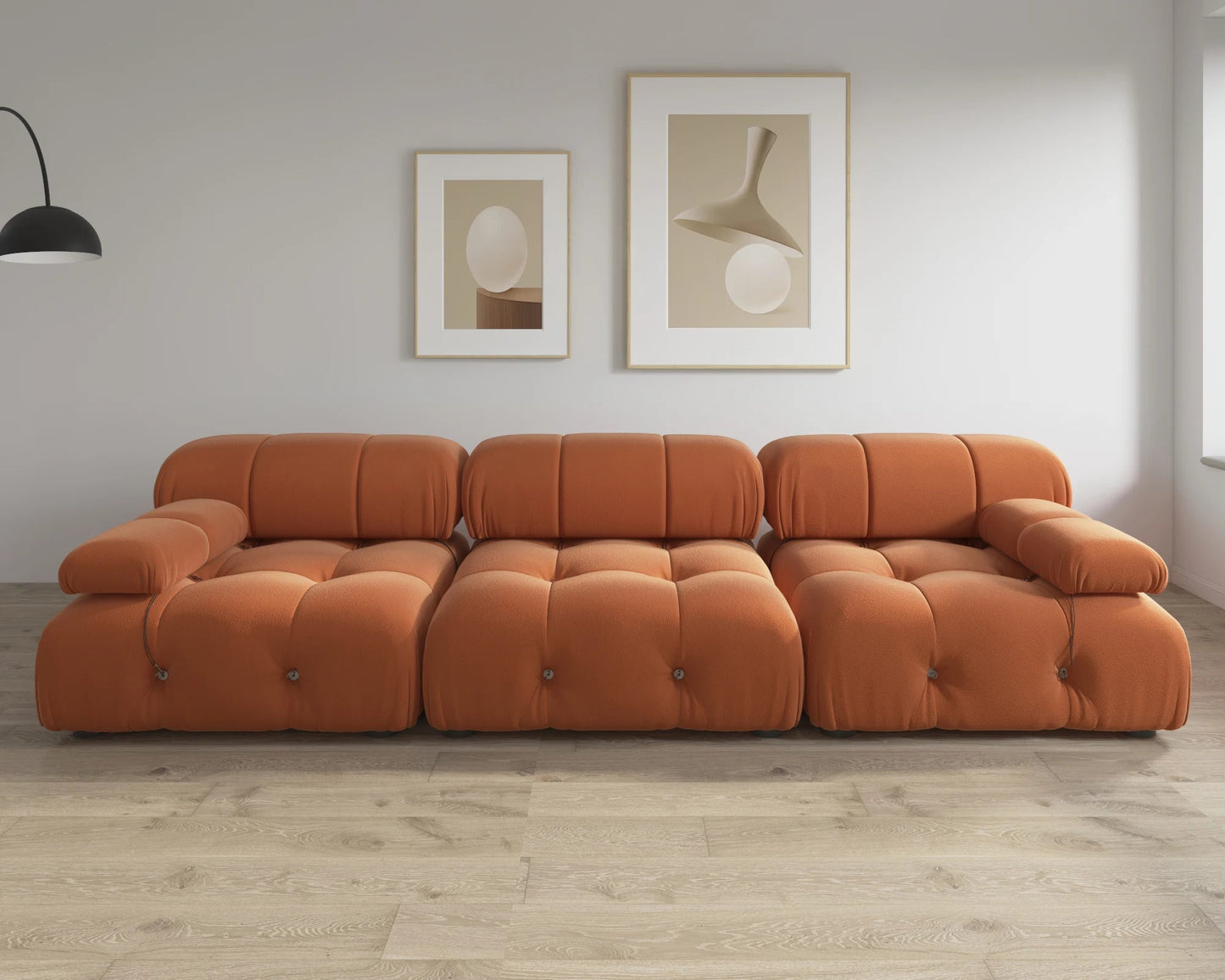 ChillPlush Modern Velvet Sofa | High-Elastic Foam Couch - Buy Home Furniture Online at FYHO