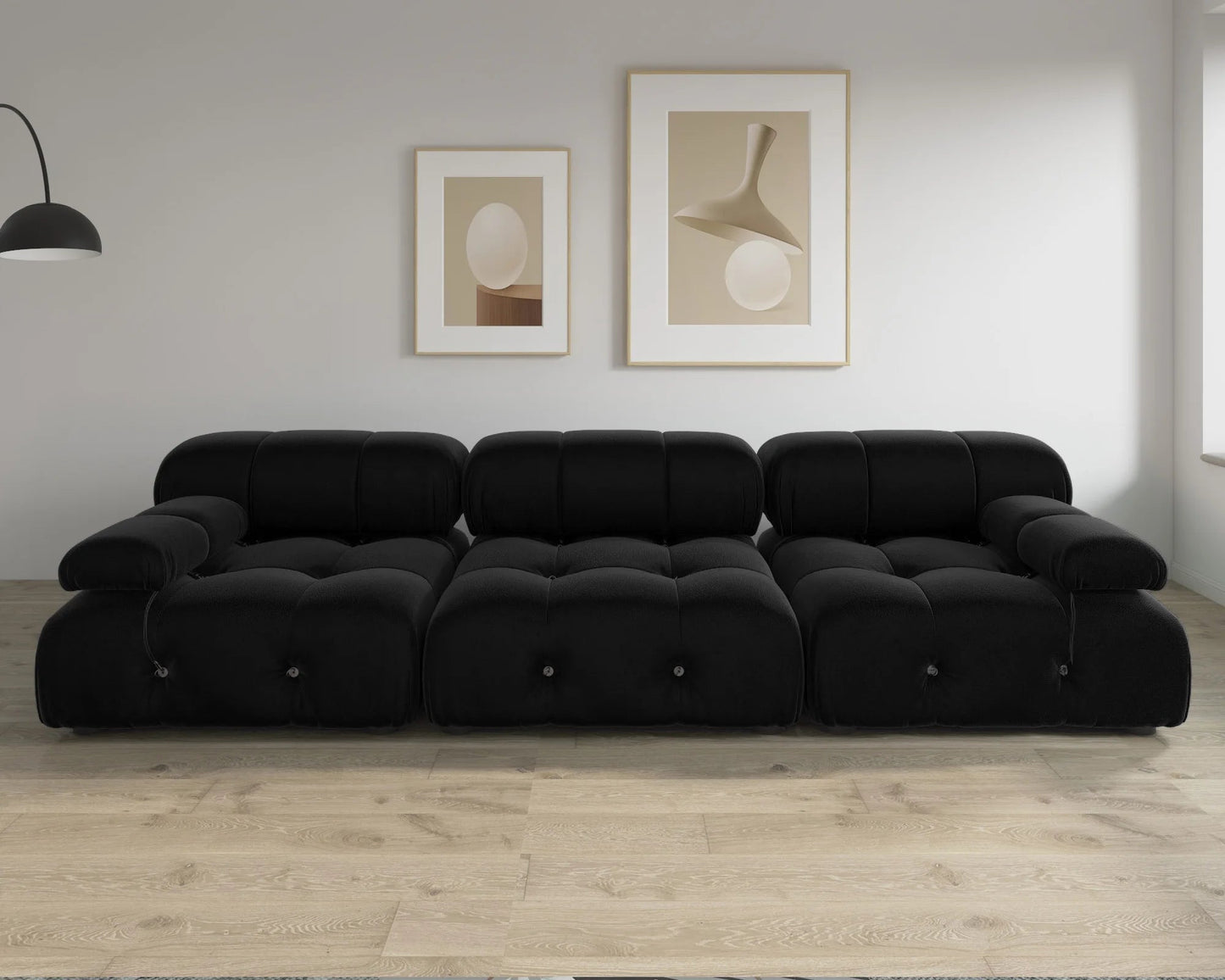 ChillPlush Modern Velvet Sofa | High-Elastic Foam Couch - Buy Home Furniture Online at FYHO