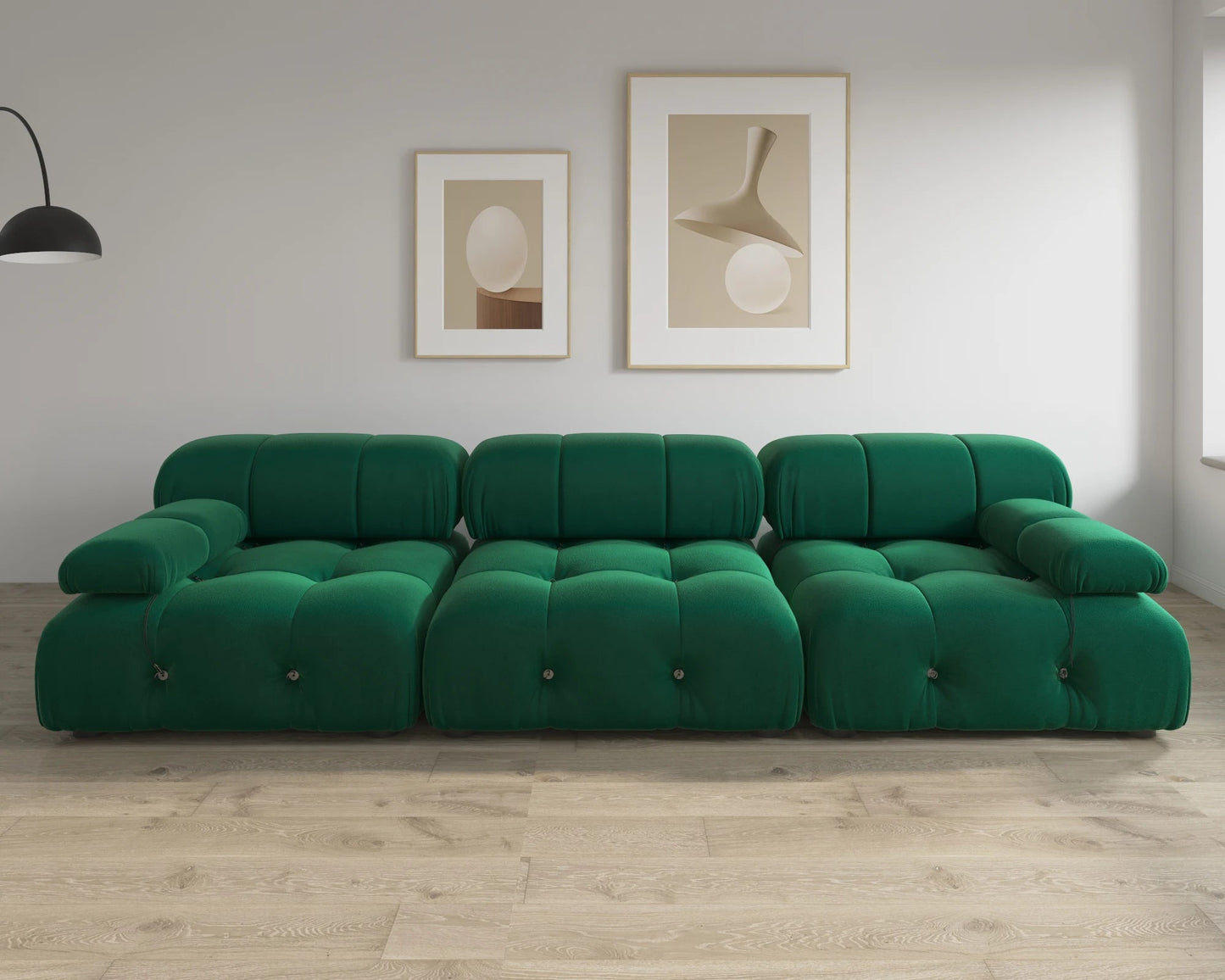 ChillPlush Modern Velvet Sofa | High-Elastic Foam Couch - Buy Home Furniture Online at FYHO