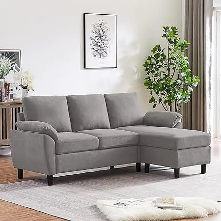 ComfyNest Modern 3-Seater Sectional Sofa, Small Apartments - Buy Home Furniture Online at FYHO