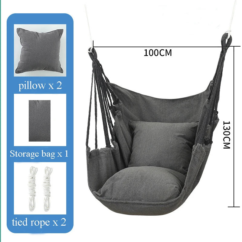 CozySwing Travel Hammock Chair Swing | Outdoor Patio, Indoor - Buy Home Furniture Online at FYHO