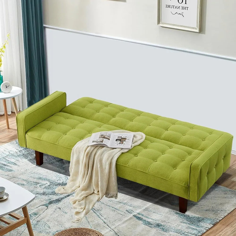 FlexSofa Convertible Sofa Bed - 3-in-1 Futon, Lounger, Sleeper - Buy Home Furniture Online at FYHO