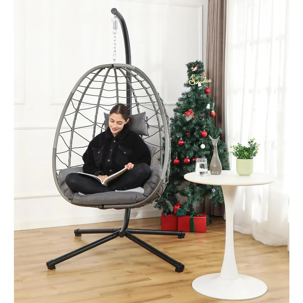 RestNest Hanging Egg Chair Hammock Swing for Patio, Indoors - Buy Home Furniture Online at FYHO