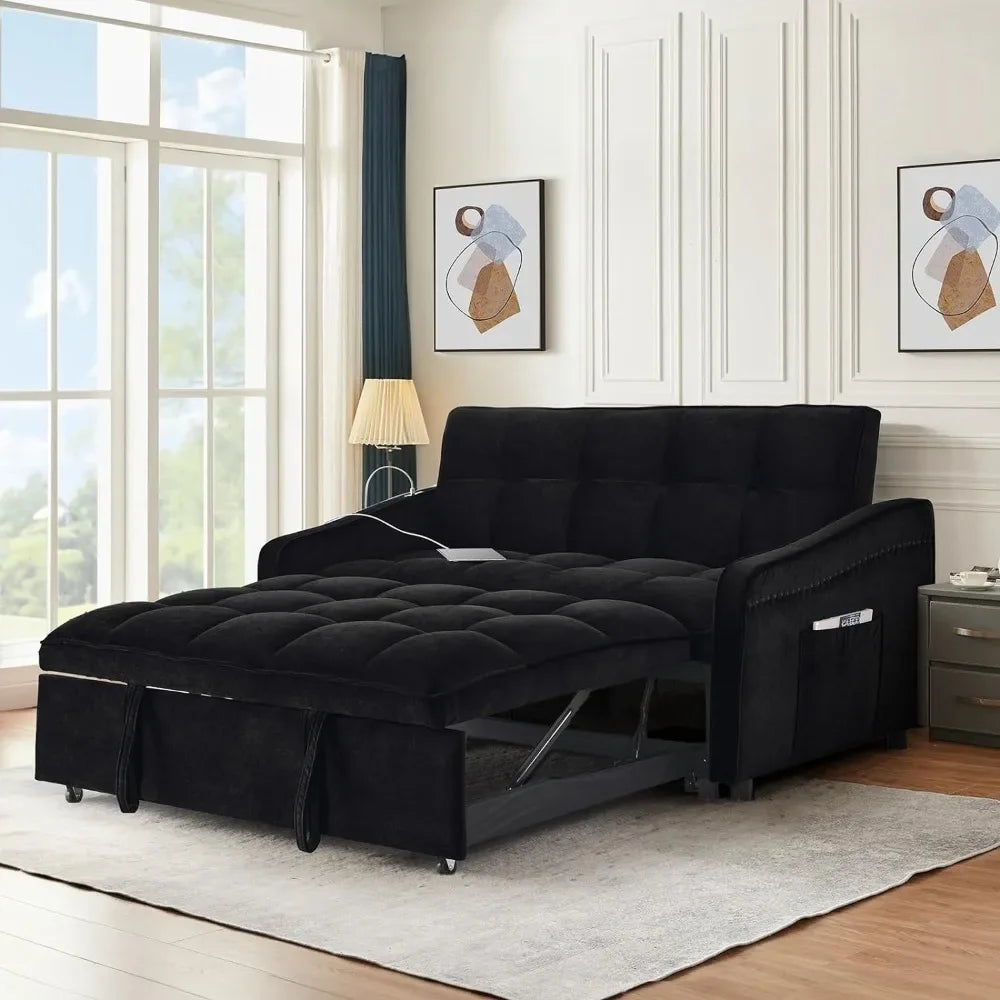 SofaFlex Convertible Sofa Bed Sleeper with USB Phone Charger - Buy Home Furniture Online at FYHO