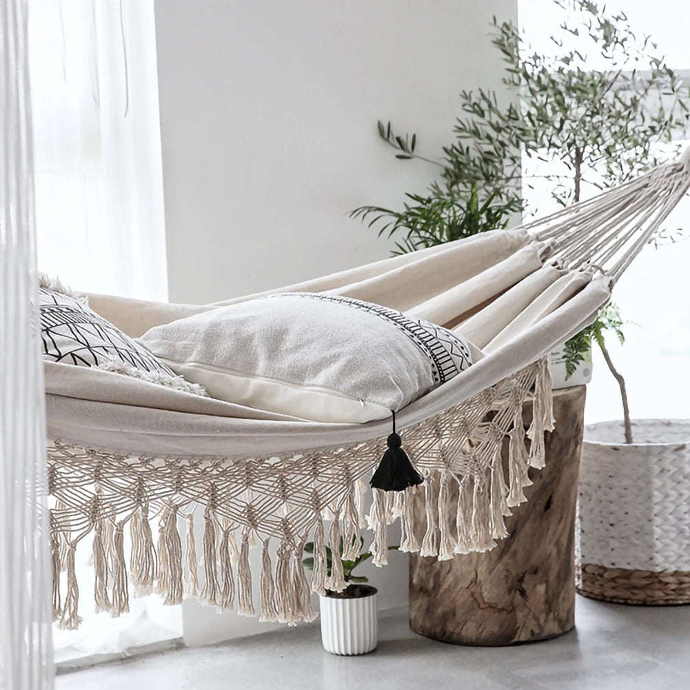 SwingBreeze | Double Hammock Chair Swing - Indoor, Outdoor - Buy Home Furniture Online at FYHO