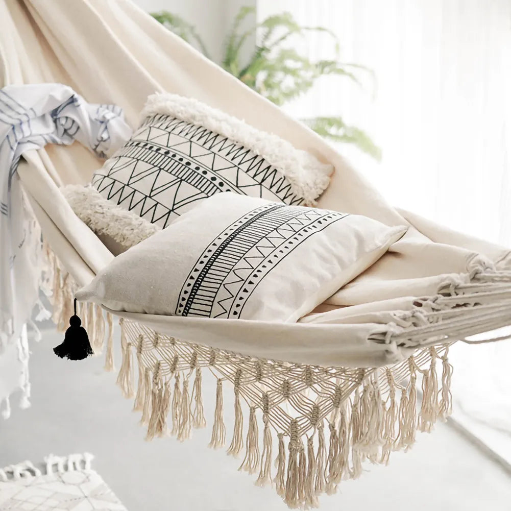 SwingBreeze | Double Hammock Chair Swing - Indoor, Outdoor - Buy Home Furniture Online at FYHO